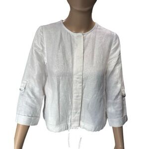 Chico's White Jacket Size OOP